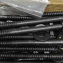 1/2" x 10" Lag Bolts (25 PCS) Black Lag Screws for Wood, Double Anti-Rust Coatings, Heavy Duty Hex Head with Washers