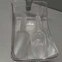 Oggi Set of 2 Storage Bins With Handles - Wide (11.75" x 6.75" x 4.25") - Ideal for Kitchen Organization, Pantry Storage, Fridge Organizing, Clear