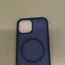 SUPFINE Magnetic for iPhone 15 Plus Case & iPhone 14 Plus Case(Compatible with MagSafe)(Military Grade Drop Protection) Slim Translucent Shockproof with Anti-Fingerprint Phone Case,Deep Blue