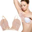 Underarm Sweat Vest Breathable Underarm Sweat Pad Reusable Armpit Sweat Pads Sweating Guard Underarm Sweat Protector Washable Sweat Absorbent Pad for Women Summer Sports Running