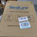 BEDLORE King Mattress Topper Viscose Derived from Bamboo, Thick Pillow Top Mattress Pad with Stretchable Pockets for 6"-18" Mattress, Soft Breathable Mattress Topper for Back Pain Relief(Dark Gray)