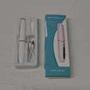 Heated Eyelash Curlers - 2 in 1 Clip- Type Heated lash Curler Best Seller Electric Eyelash Curler LED Display 3 Temp Settings for Makeup Tools USB Rechargeable 24H Long Lasting-WT 1A (White)