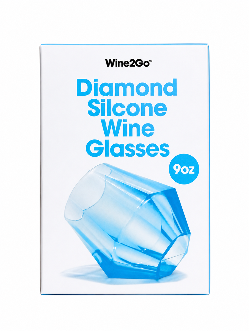 Silicone Wine Cups - Pack of 2