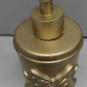 Jay Franco Harry Potter Soap Dispenser - Gold Hogwarts Crest Resin Lotion Pump - Bathroom Dcor