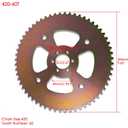 JMCHstore 60T High Torque Rear Chain 6 Hole Sprocket # 40 41 420 for Coleman CT100U CC100X Mega Moto MMB80 105 Baja Doodle Bug DB30 Motovox MBX10 Mini Bike