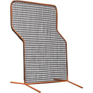 CHAMPRO Brute Heavy-Duty Steel Frame Baseball/Softball Pitcher's Z Screen Batting Cage Practice Net, 7'x 5, ORANGE
