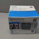 BLACK+DECKER Desktop Air Cooler, Personal Portable Fan with 3-Speeds, Evaporative Air Cooler with 0.5L Water Tank, Air Cooler Fan for Desk, Home, Office, Bedroom, and more, BDMC10, White/Gray