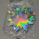 OuMuaMua Winter Christmas Snowflake Decorations, 30PCS 3D Laser Iridescent Snowflakes Hanging Decorations in 3 Sizes for Christmas Winter Wonderland Holiday Home Decor Indoor