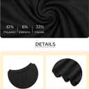 3 x Haloumoning Girls Long Sleeve Tees Kids Casual Crewneck Pleated T Shirts Cute Fall Tops 5-14 Years (Black)