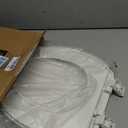 Mayfair Caswell Modern Slow Close Toilet Seat, Durable Plastic, Elongated, White