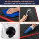 Front Seat Dog Cover for Car, Truck & SUV - Waterproof, Non-Slip Pet Car Seat Cover for Dogs - Durable, Easy to Install & Clean, Front Passenger Seat Protector for Pets & Vehicles (Red)