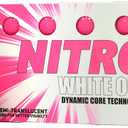 Nitro Long Distance Peak Performance Golf Balls (15PK) All Levels White Out 70 Compression High Velocity White Hot Core Long Distance Golf Balls USGA Approved-Total of 15-Hot Pink (43.81 millimeters)
