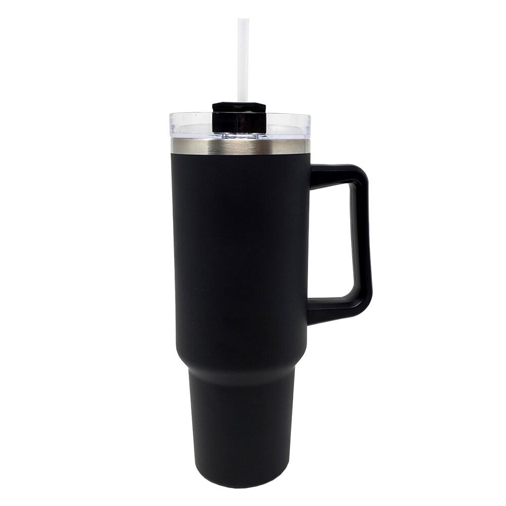 VESSEL STAINLESS STEEL INSULATED TUMBLER 40 Oz Black 12 hours Cold 6 Hours Hot
