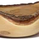 Lipper International 1094 Acacia Rustic Tulip Serving Bowl, Medium (10" Diameter x 5" H)