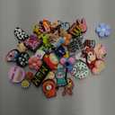 40Pcs Non-Repeat Cartoon Silicone Focal Beads for Pens, Random Focal Beads Bulk for Bead Pens Keychain Jewelry Making