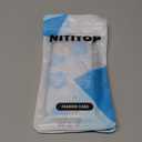 NITITOP Compatible with iPhone 11 Case Cute Clear Aesthetic Floral Flower Hibiscus Pattern for Girls Women Soft TPU Full Camera Lens Shockproof Protective Phone Cover - Blue