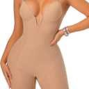 JOYSHAPER Bodysuit for Women Tummy Control Deep U Plunge Shapewear Backless Full Body Shaper Strapless Corset Body Suit Top
50+ bought in past month L