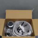 GANIZA Food Processors, Electric Food Chopper with Meat Grinder & Vegetable Chopper - 2 Bowls (8 Cup+8 Cup) with Powerful 450W Copper Motor - Includes 2 Sets of Bi-Level Blades for Fruits/Meat/Nuts (Black)