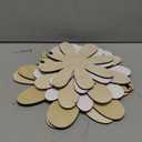 Thyle 6 Pcs Daisy Wall Decor Wooden Daisy Wall Art Flowers Wall Signs Hanging Plaque for Home Nursery Bedroom Farmhouse Bathroom Decorations Housewarming Gifts (White Color)