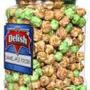 It's Delish Gourmet Caramel Apple Popcorn Mix by Its Delish, 16 OZ Jumbo Container  Caramel Corn Air Popped Sweet & Crunchy Glazed Carmel Corn Snack - Gluten Free, Vegan, Kosher, 1 Count