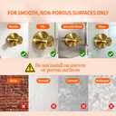 2 x 4 Pack 2026 Brushed Gold Suction Cup Hooks for Shower - No Drill Decorative Hooks Hold Towels & Wreaths on Glass Door & Bathroom Mirror - Heavy Duty Waterproof