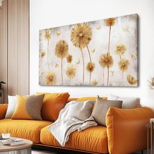 VAYIMDH Spring Wall Art Flower Wall Decor Large Artwork Floral Landscape Painting Nature Room Decor 24"x48"