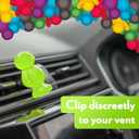 BUBBLEBABY 3D/Vent Clip Car Vent Air Freshener and Odour Eliminator - Mint Fragrance Pack of 6