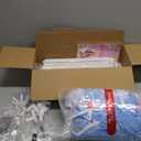 KIXINWA Frozen Princess Tent for Girls, Kids Play Tent with LED Small Snowflake Lights, Castle Playhouse Tent for Children Toddlers Indoor Outdoor Games, 55×53 Inches