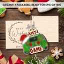 3 x Game Lover Wooden Ornament