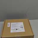 Amazon Basics Jacquard 2-Piece 100% Blackout Curtains, Living Room and Bedroom Drapes, Thermal Insulated Window Treatment, 42"x84", Grey