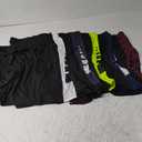 Real Essentials Men’s 5 Pack: 9" Dry-Fit Shorts – Athletic Gym, Workout, Basketball, Running, Casual Lounge Active Pockets Multicolor 3XL