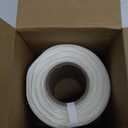 3/4" x 500' Woven Cord Strapping Kit, Woven Cord Banding Packaging Strapping Roll and 100 Pack Metal Wire Buckles, 2400 Lbs Break Strength