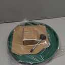 Heated Bird Bath, 3 Easy Ways to Mount Heavy Duty Metal Pedestal Detachable Bird Bath Bowl for Easy Cleaning, 75W Heated Bird Baths for Outdoors for Winter Garden Yard Patio Lawn, Green