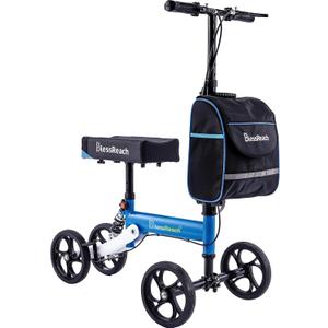 BlessReach Knee Scooter for Adults for Foot Injuries, 8'' Rubber Wheels