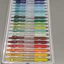 Acrylic Colored Pens Set, 36 Colors Retractable Gel Ink Pens, 0.7mm Fine Point Colorful Pen for Black Paper, Rock, Glass, Fabric and Art Crafts Supplies, Color Pen for Journaling Note Taking