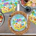 40Pcs Beach Paper Napkins Party Supplies Hello Summer Beach Theme Napkins Disposable Tropical Napkin for Hawaiian Pool Birthday Party Decorations