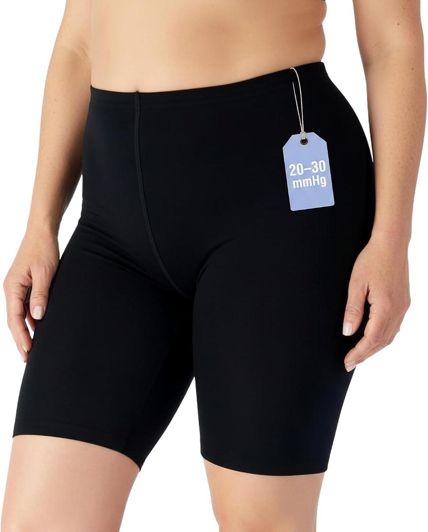 Women’s 20-30 mmHg Compression Shorts – High-Waist Medical Shapewear for Swelling, Varicose Veins & Post-Surgery Recovery