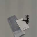 Mini Keyboard with Touchpad, Mini Bluetooth Keyboard, 2.4G Ultra-Thin Handheld Wireless Portable, Suitable for PC/Tablet/TV/Smartphone, Suitable for Travel, Office and Home UseRechargeable