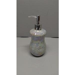Cutiset Bathroom Accessories Set, 15oz Glass Soap Dispenser Bottle for Bath Decor, 1