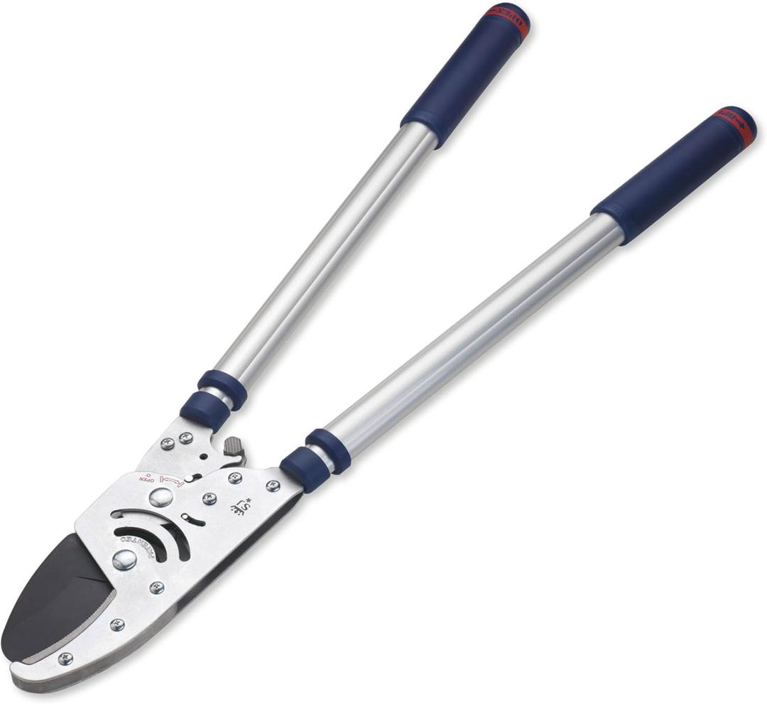 Spear & Jackson 8290RS Razorsharp Heavy Duty Telescopic Ratchet Anvil Loppers, Extendable 40 1/2" Handles, Ideal for Cutting Thick Hard To Reach Branches, Powerful Ratcheting Mechanism