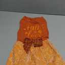Dog Thanksgiving Outfit Funny Puppy Dog Dress with Bow for Small Medium Dogs Cute Fall Pet Costume for Cats Dogs Thanksgiving Day Halloween, Medium