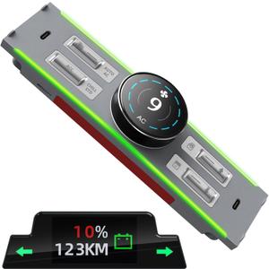 LBW Intelligent Center Control Expansion Dock Station & LCD Instrument, LCD Intelligent Physical Button Knob, Mutifunctional Key, Type C Fast Charging, Fit for Tesla Model Y/Model 3 (2021-2024) LBW Intelligent Center Control Expansion Dock Station & LCD Instrument, LCD Intelligent Physical Button Knob, Mutifunctional Key, Type C Fast Charging, Fit for Tesla Model Y/Model 3 (2021-2024)