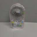 2PCS Clear Figure Display Bag Case for LABU,Cases for Blind Box Doll,Protective Case for Plush Doll,Doll Storage Bag,Clear Hanging Display Case Suitable for Dolls Under 17 CM (Pink)