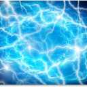 10x8ft Blue Lightning Backdrop Sky Thunderstorm Backdrop Fabric Lightining Storm Background for Birthday Party Decoration and Photoshoot Studio Props YUNBDJ348
