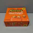 Reese's Filled Pretzels, Peanut Butter Pretzel Nuggets, Crunchy, Ready to Eat, Sweet and Salty Snack, 1 oz Bags (10 Count) (EXP 08/22/26)