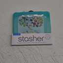Stasher Premium Silicone Reusable Food Storage Sandwich Bag, Aqua, Microwave, Sous Vide, Dishwasher, Oven and Freezer Safe, BPA Free, Leak-free, Eco-friendly, 28 Oz (Single)