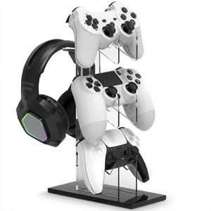 Game Controller Enhance Gaming with A 3 Tier Controller Holder & Headset Stand for PS5, PS4, Xbox ONE, Switch, & STEAM. Create A Gaming Fortress.