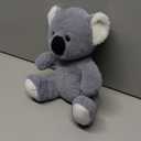 BJ TOY CO Stuffed Kolaha Plushie, Gray 
