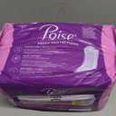 Poise Incontinence & Postpartum Pads for Bladder Leaks, 5 Drop Maximum Absorbency, Regular Length, 48 Count