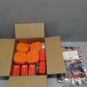 73 Pcs Racing Party Decoration, Kids Party Decoration 10 Race Car Cups with Straws Checkered Flag Race Gift Bag Racing Car &Sticker Keychain Racetrack Floor for Birthday Party Decoration